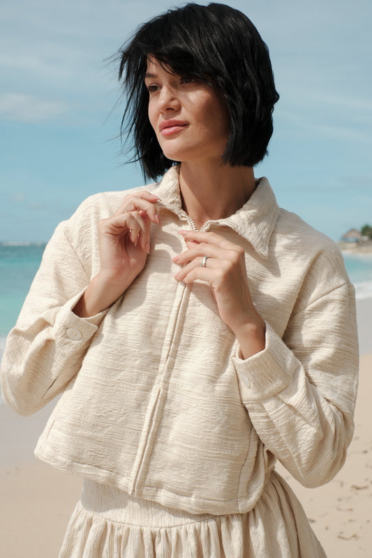 Žakárová bundička